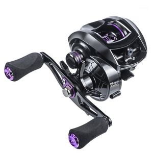 Baitcasting Reels 2021 Fishing Reel High Speed Gear Ratio Saltwater 8kg Max Drag Bait Casting Metal Spool Wheel