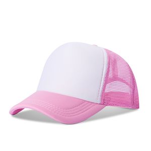 11 färger DIY Sublimation Blanks Caps Beach Sun Hattar för män Kvinnor Baseball Cap