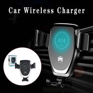 Universal 10W Phone Holder Wireless Car Chargers Automatic Alignment Mount CD Air Vent Mounts Cars Charger Fast Charge