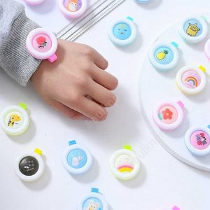 Draagbare Anti-Mosquito Gesp Insect Clip Repellent Badge Anti-Mosquito Cartoon Leuk voor Baby Mosquito Repellent Button DHF42
