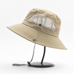 cappello a secchiello Protezione solare da uomo per alpinismo all'aperto che copre il sole che copre il viso che asciuga il parasole impermeabile e traspirante del pescatore