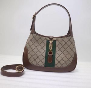 Yüksek Kaliteli Lüks Vannogg Kadın Çantası Çanta Koltukaltı Hakiki Deri Crossbody Bayanlar Açık Çanta Luxurys Tasarımcılar Çanta Jackie 1961 Omuz Tote 636706