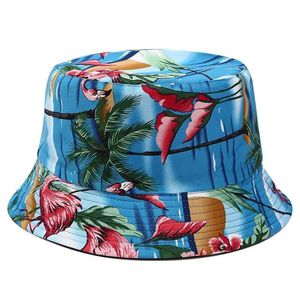 Широкие шляпы Hats Hats Leaf Woman's Bucket Hat Мужская Panama 2021 хлопчатобумажный рыбак Sun Рыбалка Bob Black Fodable Hip Hop Booonie подарок