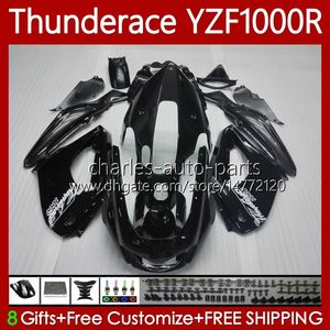 Bodys ل Yamaha YZF1000R Thunderace Black Gray YZF 1000R 1000 R 96-07 هيكل السيارة 87NO.10 YZF-1000R 96 97 98 99 00 01 02 07 YZF1000-R 1996 2003 2004 2005 2005 2007 2007 2007 2007