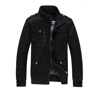 Jaquetas Masculinas 2021 Casual Jaqueta Bomber Primavera Exército Militar Preto Masculino Casacos Inverno Masculino Outerwear Outono Sobretudo 5XL