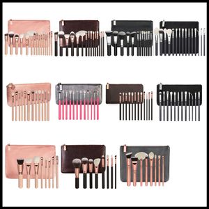 EPACK Nuovo set di pennelli per trucco 15 pezzi Kit di strumenti per pennelli per trucco nero per capelli sintetici di alta qualità Pennelli per trucco professionale.