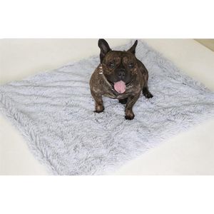 Wholesale thin mattress resale online - Kennels Pens Long Plush Pet Dog Cat Bed Blankets Fluffy Mats Deep Sleeping Soft Summer Thin Covers For Large Dogs Solid Cats Mattress