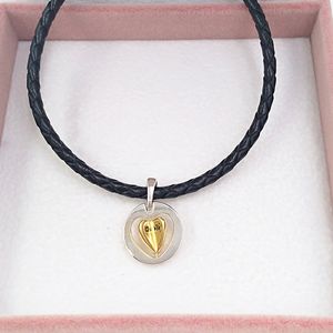 925 Серебряные свадебные украшения для ювелирных украшений Pandora Mom Golden Heart Diy Charm Mount Braclets Золотая подруга Подарки для женщин Свадебная цепочка Chain Pearl Wearl жгут 767774