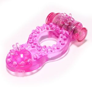 Penis Vibrator Delay Ejacualtion Cockrings Vibrating Ring Anal Clitoris Stimulator Silicone Sex Toys for Men