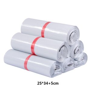 25*39cm White Courier Bag Express Envelope Storage Bags Mail Bag Mailing Bags Self Adhesive Seal Plastic Packaging Pouch