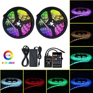 Strips LED Light Strip RGB Epoxy Waterdicht Intelligent Sound Control Colorful Music Melody Meter