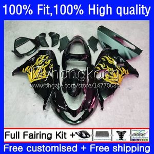 Kroppssprutning Mögel för SUZUKI SRAD TL1000R TL1000 1998-2003 30NO.118 TL 1000 Svart gul R 1000R 1998 1999 2000 2001 2002 2003 TL-1000R 98 99 00 01 02 03 OEM FAIRING KIT