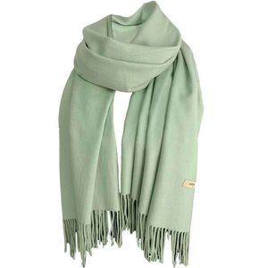 Winter Scarf Solid Thicker Women Wool Cashmere Scarves Neck Head Warm Lady Shawls Wraps Tassel