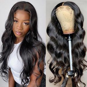 Ishow 4x4 Transparent Pre Plucked Swiss Lace Closure Wig Virgin Human Hair Lace Front Wigs Brazilian Straight Body Curly Water Loose Deep Malaysian Peruvian