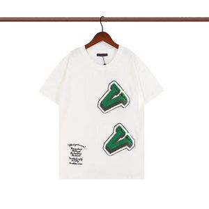 Viutonity 남자 티셔츠 여자 티셔츠 디자이너 티 짧은 슬리브 럭셔리 옷 여름 viutonly 레저 통기성 인쇄 코트 3879