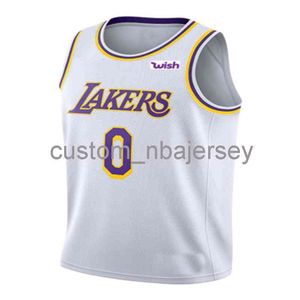 Mens mulheres juventude kyle kuzma # 0 remendo Swingman Jersey costurado nome personalizado qualquer número