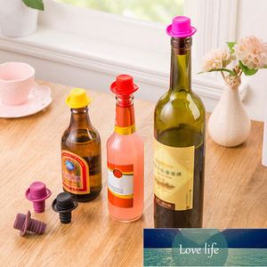 4 cores Botão de garrafa de garrafa Caps Barra de vinho Barra de vinho Bar Ferramentas de preservação Silicone Design criativo Seguro e saudável Preço de fábrica Especialista Qualidade mais recente