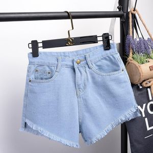 Женские джинсовые шорты со средней посадкой для юниоров, женские модные эластичные джинсы с эффектом пуш-ап, короткие брюки