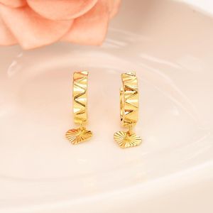 Hoop & Huggie 2021 Metal Geometry Drop Earrings For Women Fashion Classic Gold Color Charm Earring Minimalist Arab African Jewelry