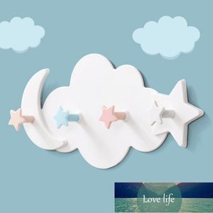 Hot Creative Star Moon Cloud Shape Nail-free Hat Clothes Hooks Shelf Hanging Hanger Factory price expert design Quality Latest Style Original Status