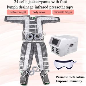 Lymphatic drainage pressotherapy machine infrared laser body shaping slimming machines lymph drainage 5 modes