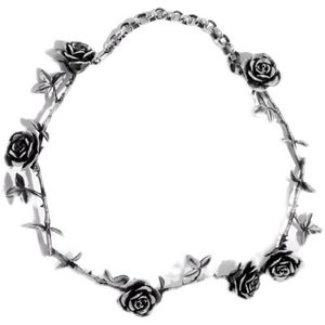 Erd Style Rose Necklace Armband Retro Ins Niche Design Män och Kvinnor Clavicle Chain Simple Light Luxury Fashion Smycken