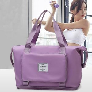Duffel Bags Folding Travel Waterproof Tote Luggage For Women 2022 Large Capacity Multifunctional Duffle HandbagDuffel