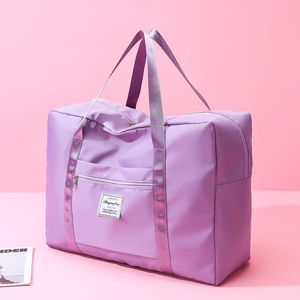 أكياس في الهواء الطلق Nancy Tino Gym Bag Women's Barge-Sailable Capitable Portable Travel Luggage Storage Oxford Cloth Yoga Sports