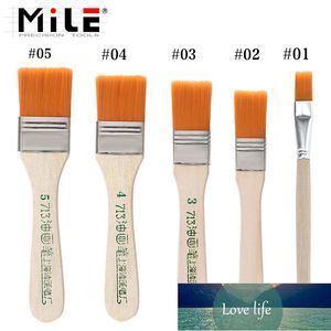 Mile 5pcs Soft Cleaning Brush Dator Keyboard PC Dammsugare Trähandtag för elektronik Mobiltelefon PCB Reparationsverktyg Set