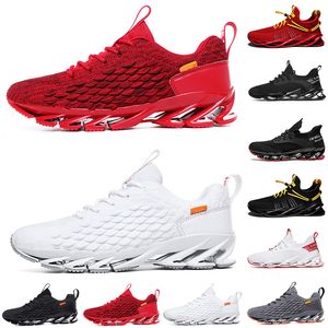 Hotsale Homens não marcadores homens de corrida tênis de corrida lâmina de lâmina em preto preto Triplo All Red Grey Terracotta Warriors Mens Gym Trainers ao ar livre tênis esportivos tamanho 39-46