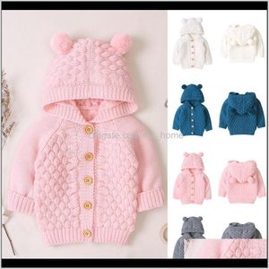 Jacken Outwear Kleidung Baby Mutterschaft Drop Lieferung 2021 Baby Strampler Overalls Kleidung Winter Junge Mädchen Kleidungsstück Stricken Verdicken Warme Reine C