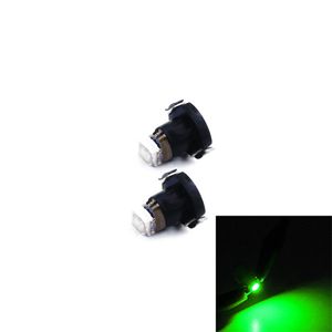 100PC / LOT GREEN T3 Wedge 1210 1SMD 1LED CAR LOLBS 12V för Auto Interior Sidelight Dashboard Instrumentlampa