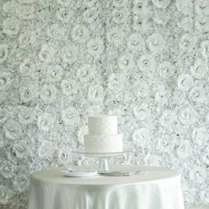 40 * 60cmブラックゴールドパーティーDIY人工ローズフラワーウォールシルクフラワーパネル背景アーチの結婚式の市場ホームイーコンデコレーションパーティーデコレーション