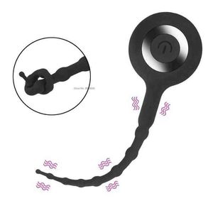 NXY Ghost Exerciser Urethral Plug Vibrator Prostata Massager Butt Male Masturbator Urthra Dilator Penis Sexleksaker för män Vuxen Produkt New1216