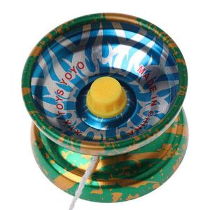 Lega di alluminio YOYO Ball Bearing String Trick Toy Kids Gift Professionale YoYo Lega di alluminio String Trick Yo-Yo Ball Bearing Toy G1125