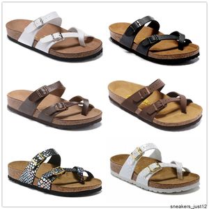 Mayari 805 Arizona Gizeh Birk vendita calda estate uomo donna sandali appartamenti pantofole in sughero scarpe casual unisex stampa colori misti taglia US3-15