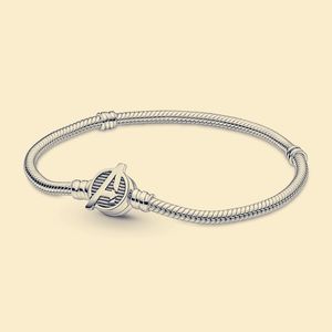 Movie Mave Captin bracelet jewelry 925 sterling Silver Bracelets Women Snake Chain Charm Beads sets for pandora with logo ale Bangle birthday Gift 590784C00