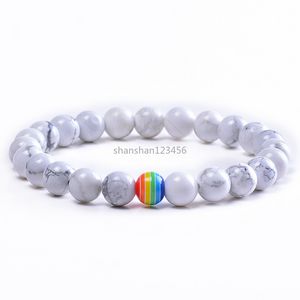 Tigerauge Türkis Laa Rock Naturstein Stränge Armbänder Regenbogen Perlen Armband Armreif Manschette Frauen Männer Modeschmuck Wille und Sandy