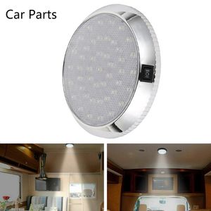 Parts V LED Car Round Ceiling Dome Roof Light Interior Lamp On Off Switch For Camper Van Caravan Motorhome Boat RV