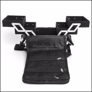 Wholesale train items for sale - Group buy Other Beauty Items Health Beauty Trays Big Cosmetic Organizer Jewelry Storage Nail Tech Train Case Mti Function Black Bag Makeup Tool Dr