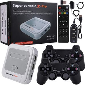 Super console x pro HD 4K Uscita HDTV 64G/128G/ Mini Console portatile Arcade Bambini Emulatore di giochi retrò La console può memorizzare 50K giochi gratuiti