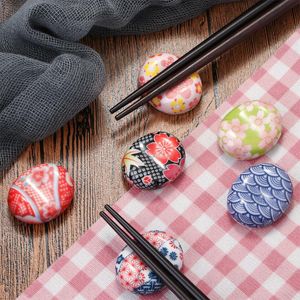 Chopsticks Cute Japanese Ceramic Decorative Holder Rack Spoon Fork Rest 6 Styles