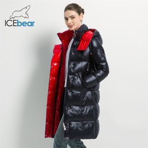 Casaco feminino de inverno jaqueta de alta qualidade casaco com capuz mulheres casacos quente mulher roupas casuais parkas 211011