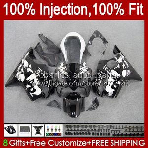 Body Injection mold For HONDA CBR 600F4 600CC 600 F4 FS CC 1999-2000 Bodywork 54No.43 100% Fit CBR600FS CBR600F4 1999 2000 CBR600 F4 99 00 OEM Fairings Kit Graffiti Black