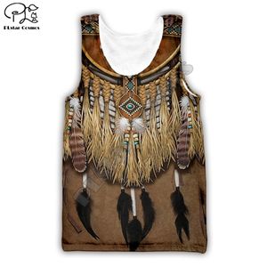 Wholesale indian vest resale online - Men women Summer Native Indian Deer Skull d Tank Top Vest Wolf printed unisex casual Hunting Knights Templar sleeveless tees