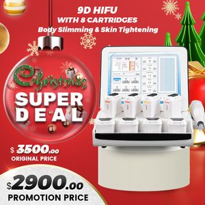 Wholesale one equipment resale online - 2022 hifu face lift body slimming D ultrasonic machine facial lifting wrinkle removal cartridges one shots line fat removal shape beauty care equipment