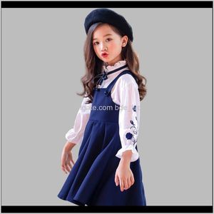 Sets Baby Baby, Kids & Maternitygirls Clothes Embroidery Blouse+Dress 2 Pcs Autumn Suit For Girls Casual Childrens Set Winter Teen Clothing