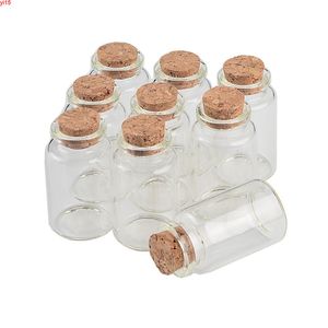 30*50*17mm 20ml Transparent Glass Bottles With Cork Gift Jars Crafts 100pcs/lot good qty