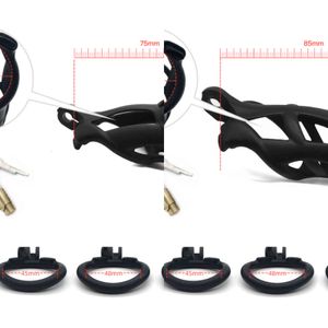 NXY Cockrings Curved Male Cobra Chastity Device Kit Sex Toys For Men Cock Cage Anello del pene Plastica Holy Trainer BDSM Giochi per adulti Negozio 1123