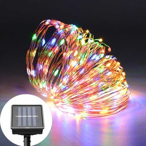 Outdoor IP20 LED Luz Ledstrips Decoration Solar String Lights for Fairy Holiday Christmas Party Garland Lighting Valentine's Day Y0720